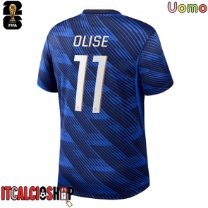 Francia Michael Olise #11 Prima Maglia Mondiali 2026 Manica Corta